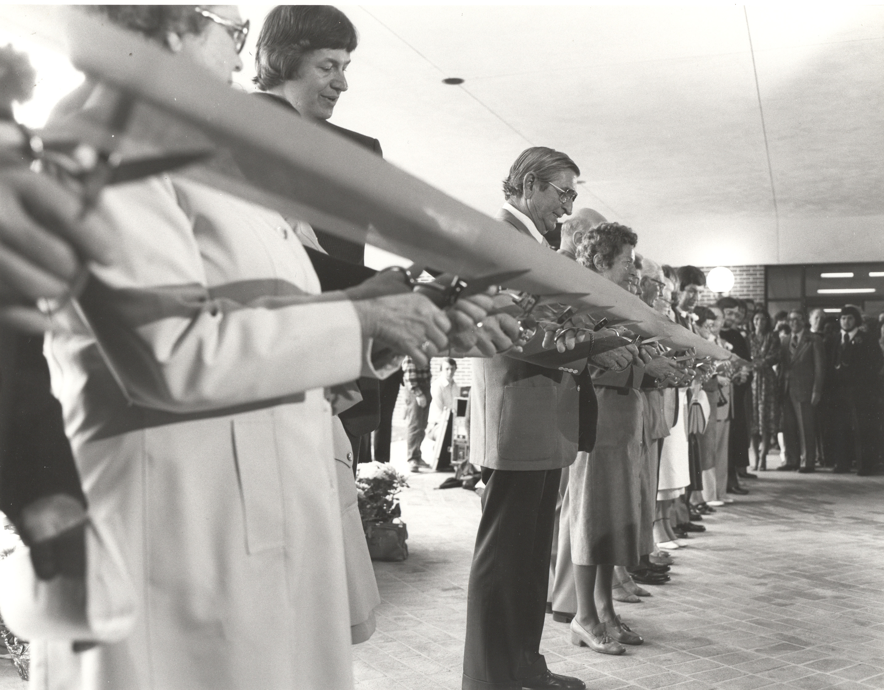 Ribbon cutting ceremony for Krannert Fine Arts Center--April 1979.jpg