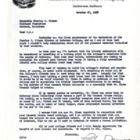 C.E. Wilson and Linfield Myers Letter 